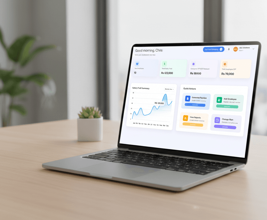 Payroll dashboard preview